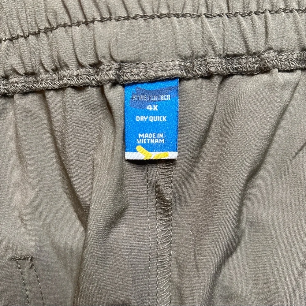 Old Navy StretchTech Green Cargo High Waist Joggers Size 4X - Picture 2 of 13